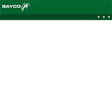 Tablet Screenshot of baycogolf.com